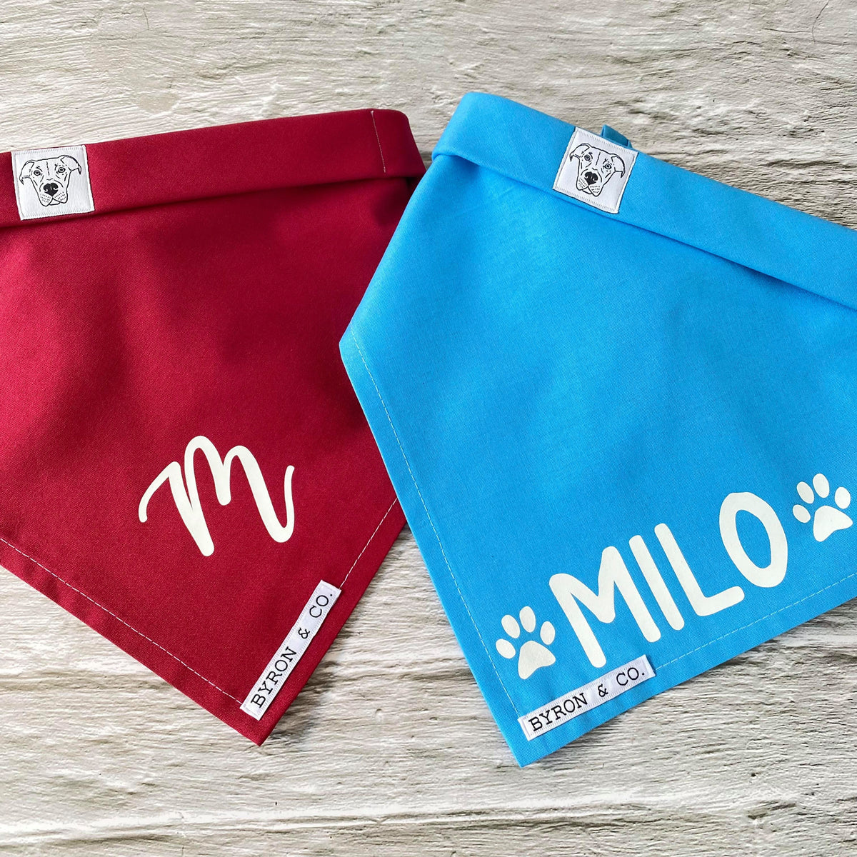 Light Blue Dog & Pet Bandana Byron & Co Pet Accessories