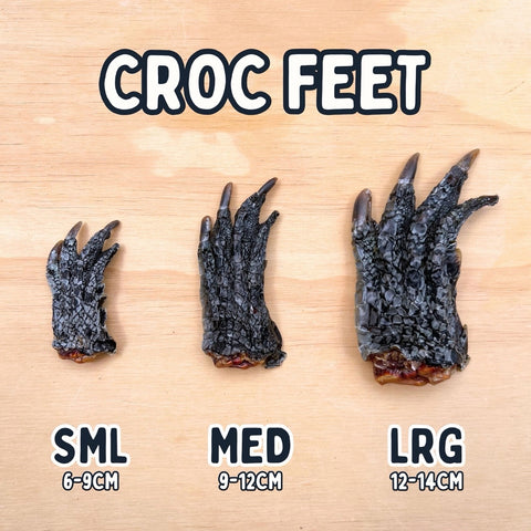 Crocodile Feet for Dogs | Dog Treat Chew | Croc Feet