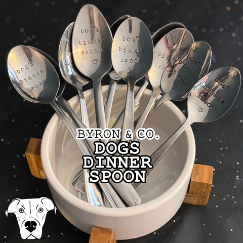 Hand Stamped Dog's Dinner Spoon