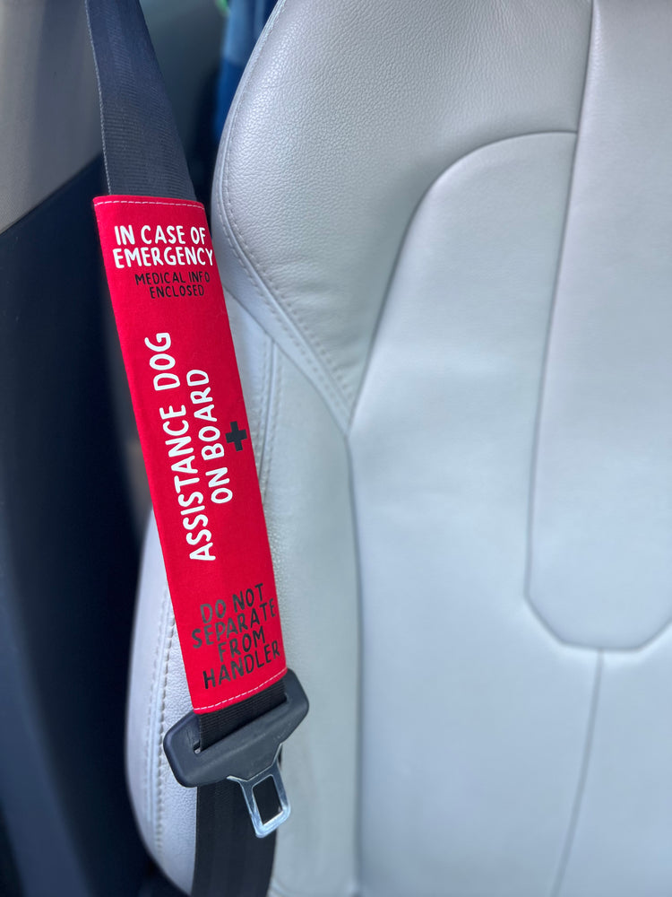 Seatbelt Cover / Seatbelt Wrap / Medical Alert Wrap Seatbelt