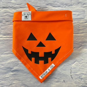 
                  
                    Orange Spooky Pumpkin Bandana
                  
                