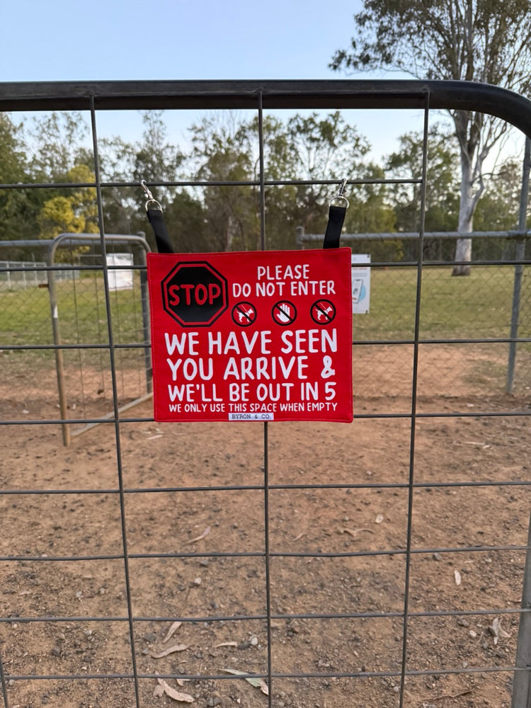 
                  
                    Dog Park Crate Sign
                  
                