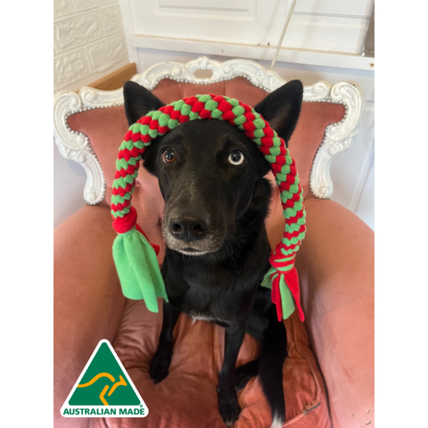 Limited Edition Christmas Fleece Tug Toy