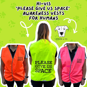 
                  
                    Awareness Dog Training Please Give Us Space Vest | Hi Vis Vest | Human Dog Training Vest
                  
                