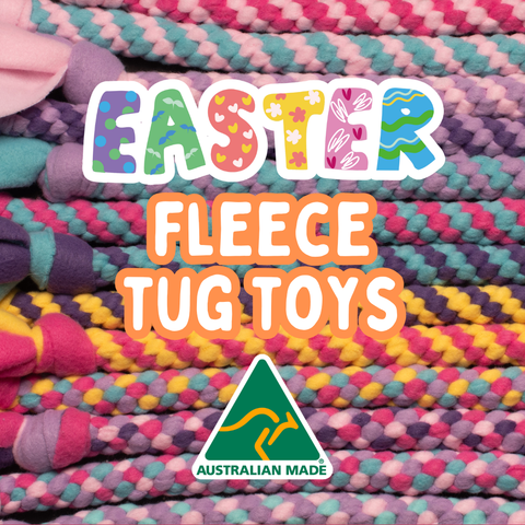 Easter Themed Fleece Tug Toy