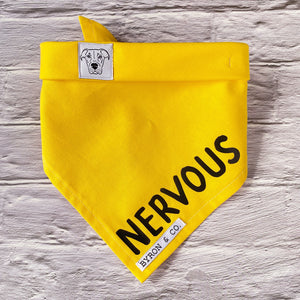 
                  
                    Yellow Nervous Awareness Bandana
                  
                