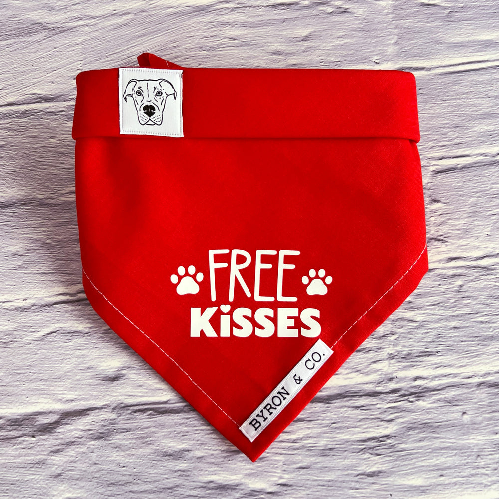 Free Kisses Valentines Bandana
