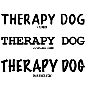 
                  
                    Personalise Your Bandana - Therapy Dog
                  
                