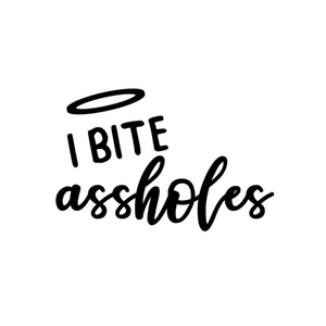 
                  
                    Personalise Your Bandana - I Bite Assholes
                  
                