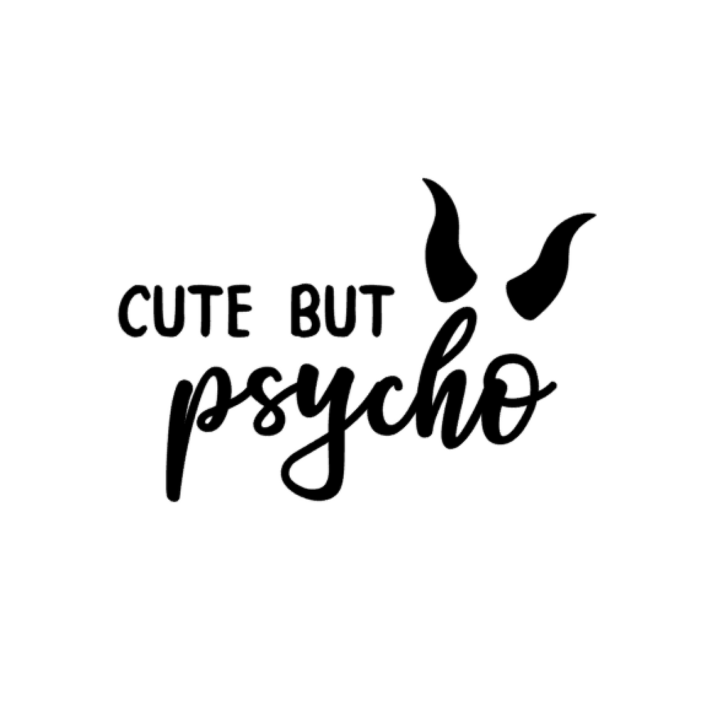 Personalise Your Bandana - Cute But Psycho